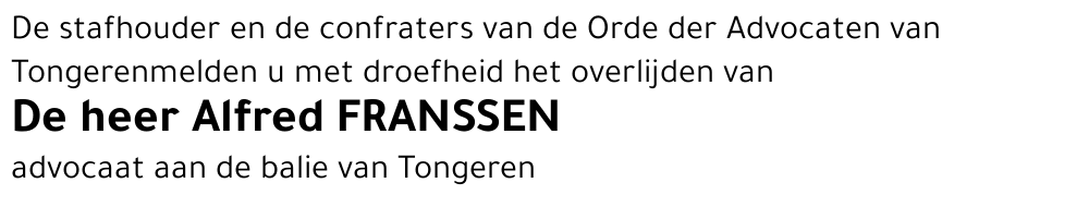 Alfred FRANSSEN