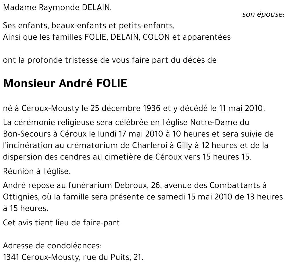 André FOLIE