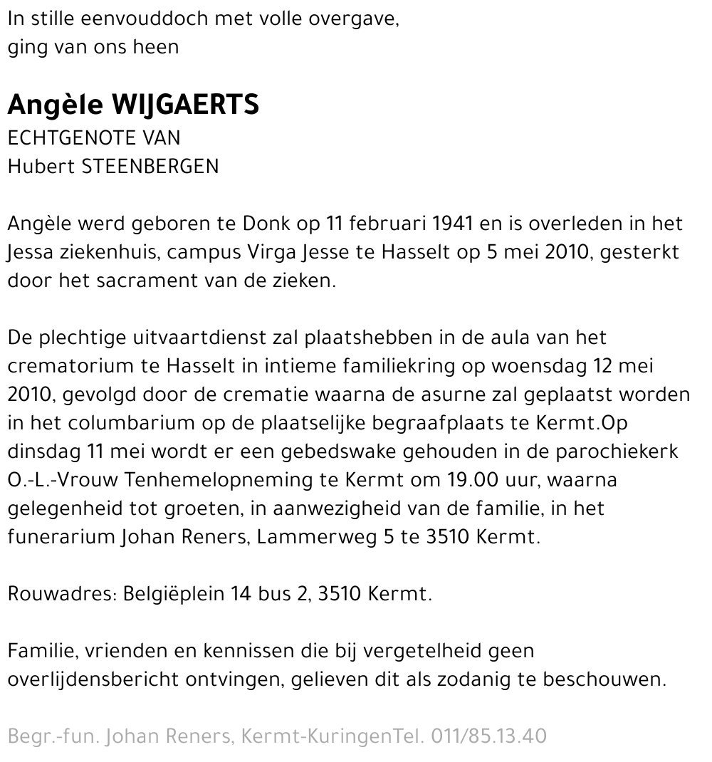 Angèle Wijgaerts