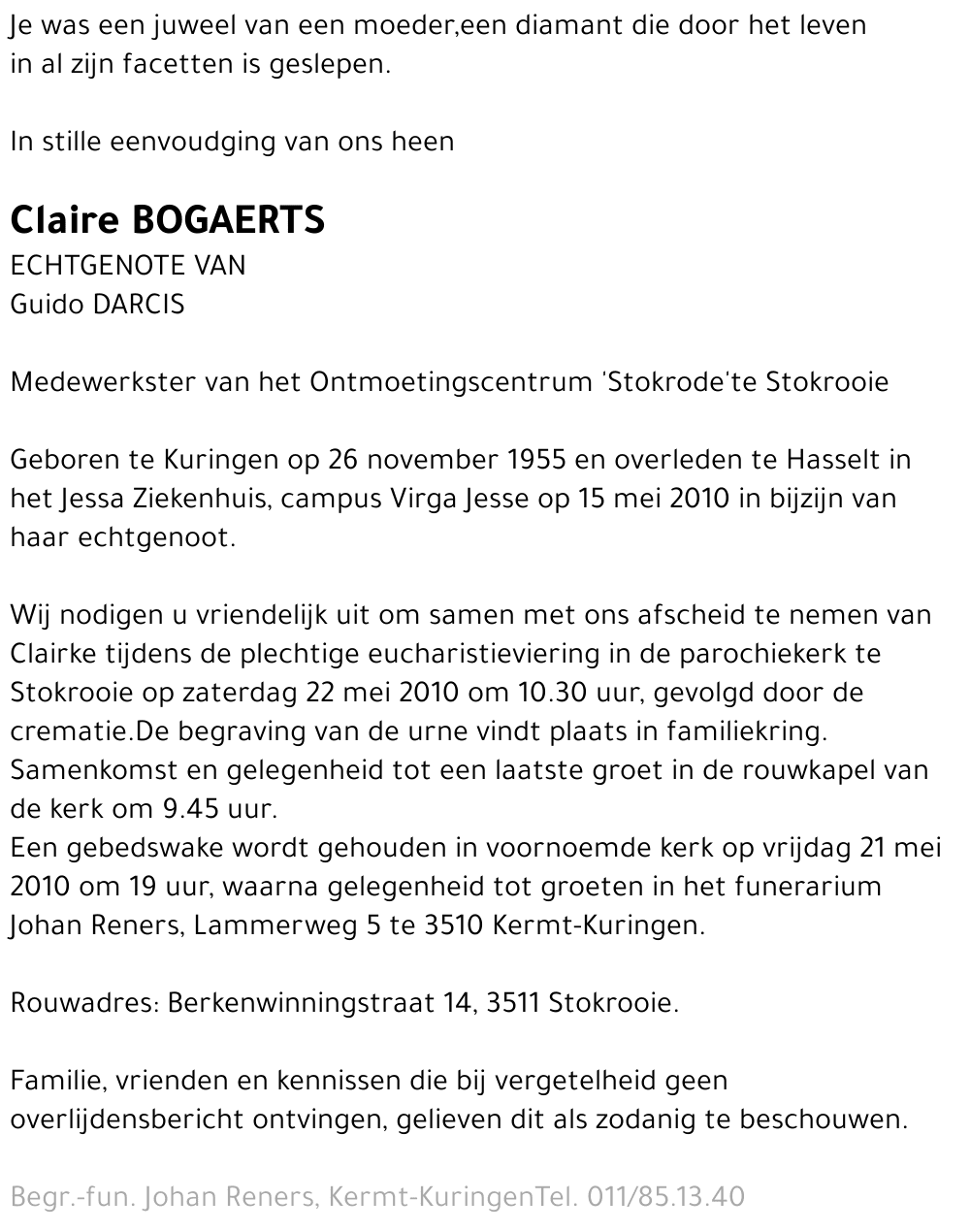 Claire Bogaerts