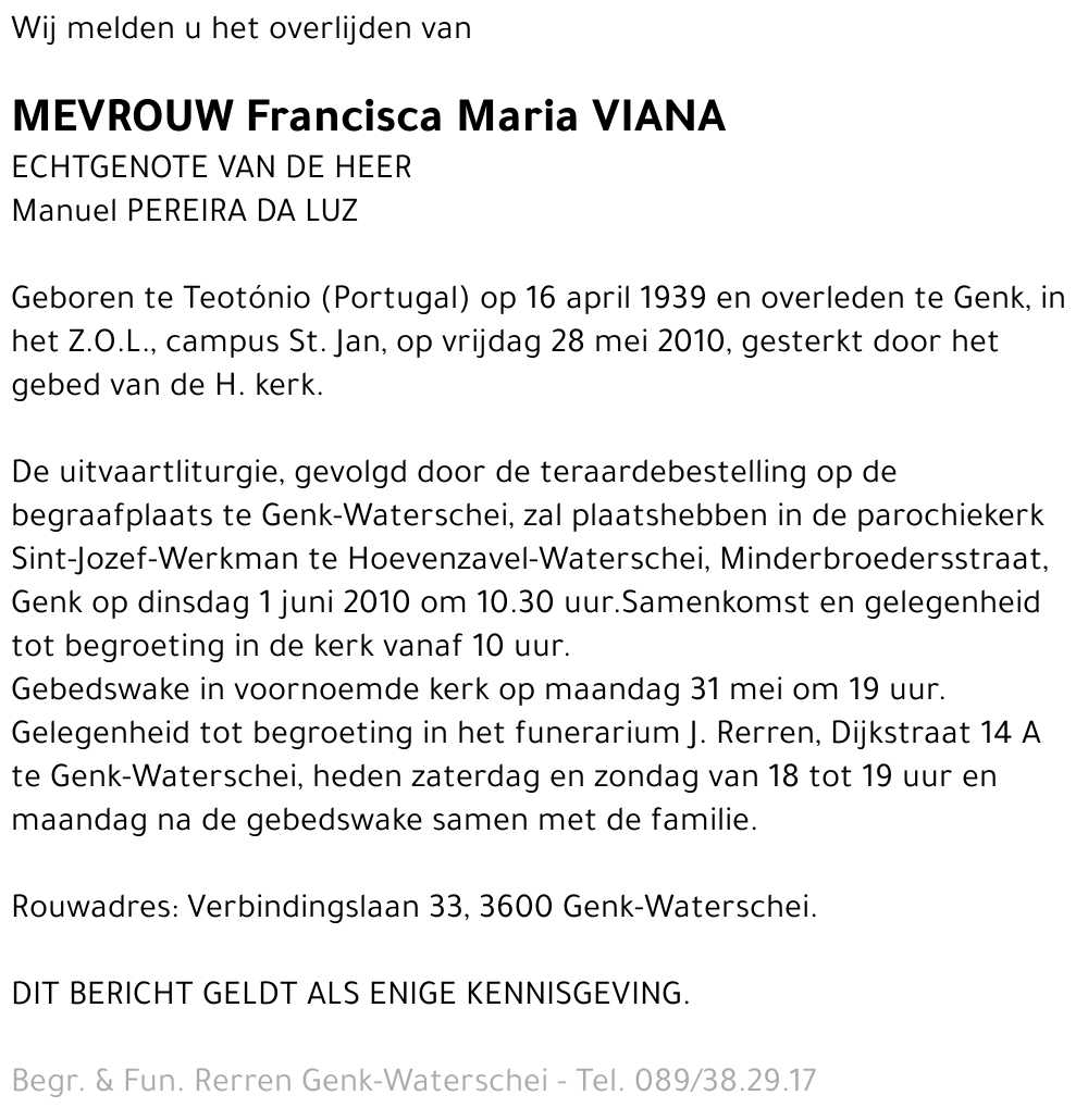 Francisca Maria Viana