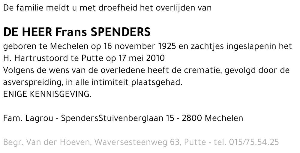 Frans Spenders