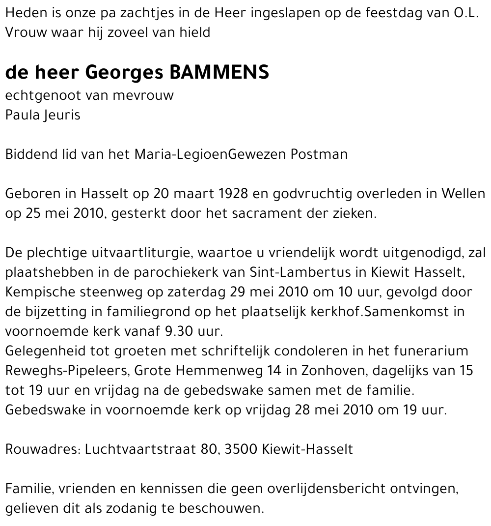Georges Bammens