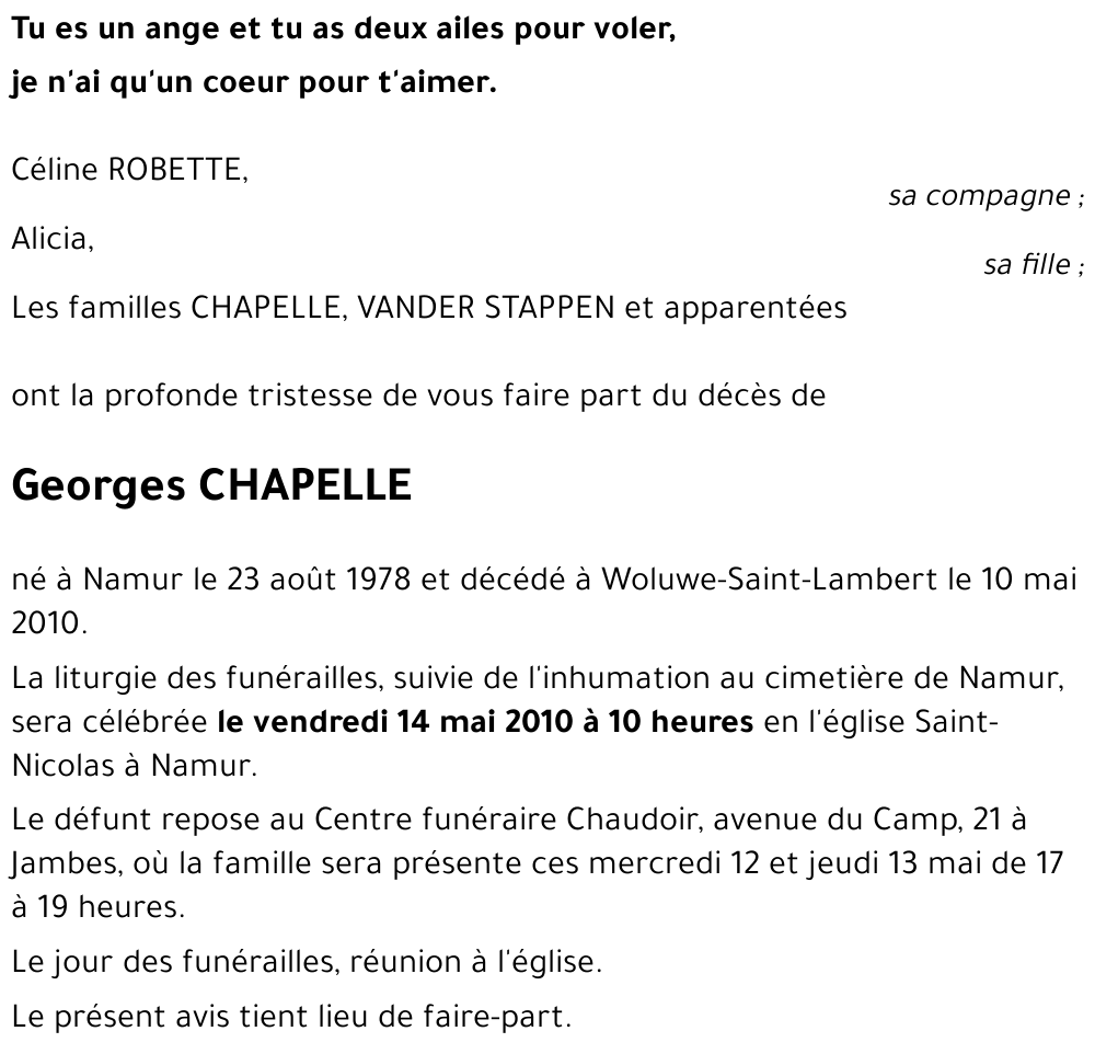 Georges CHAPELLE