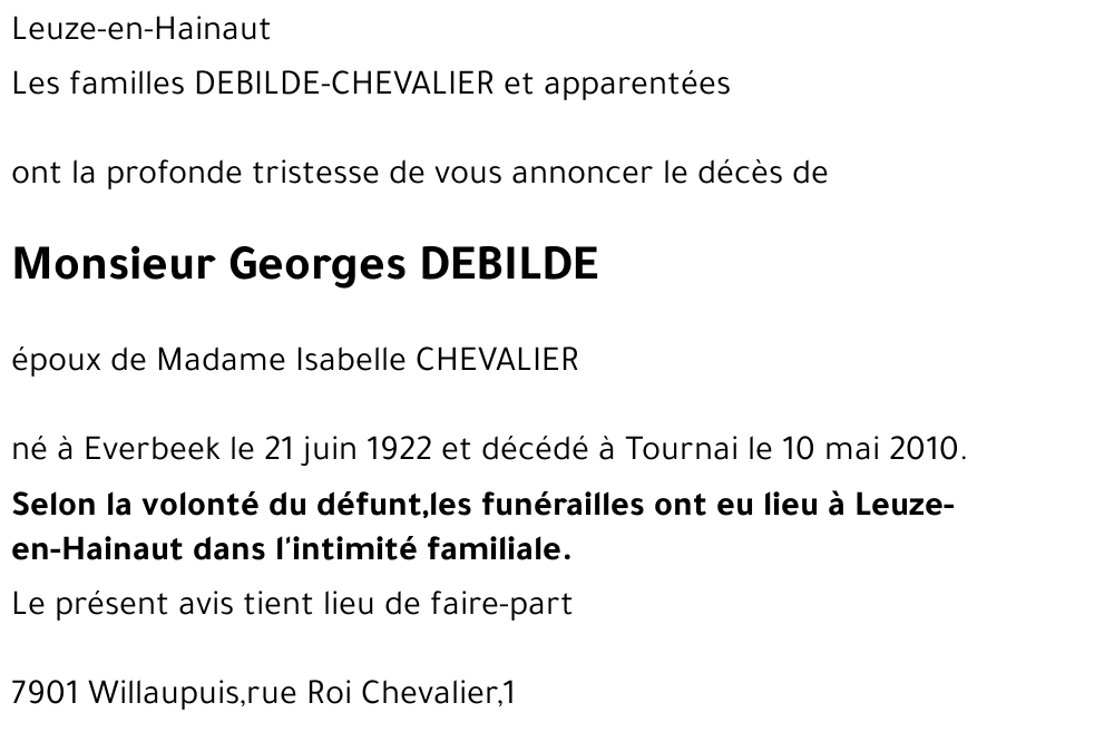 Georges Debilde