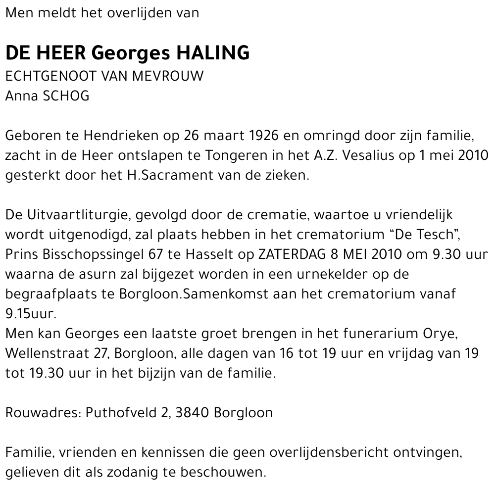 Georges Haling
