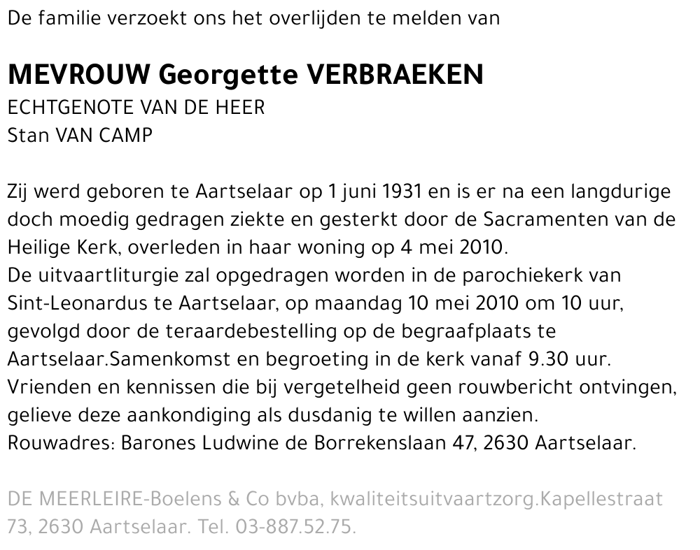 Georgette Verbraeken