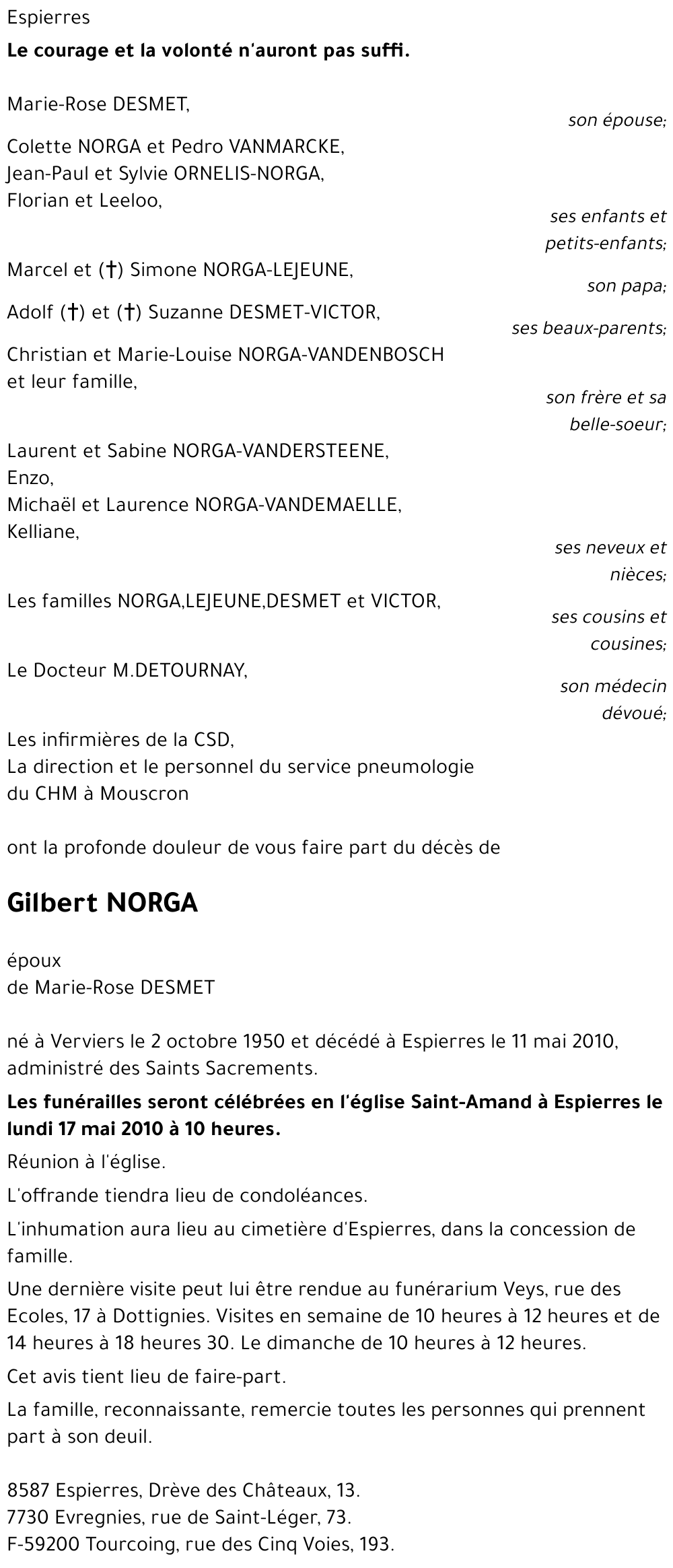 Gilbert NORGA