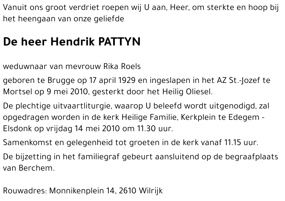 Hendrik Pattyn