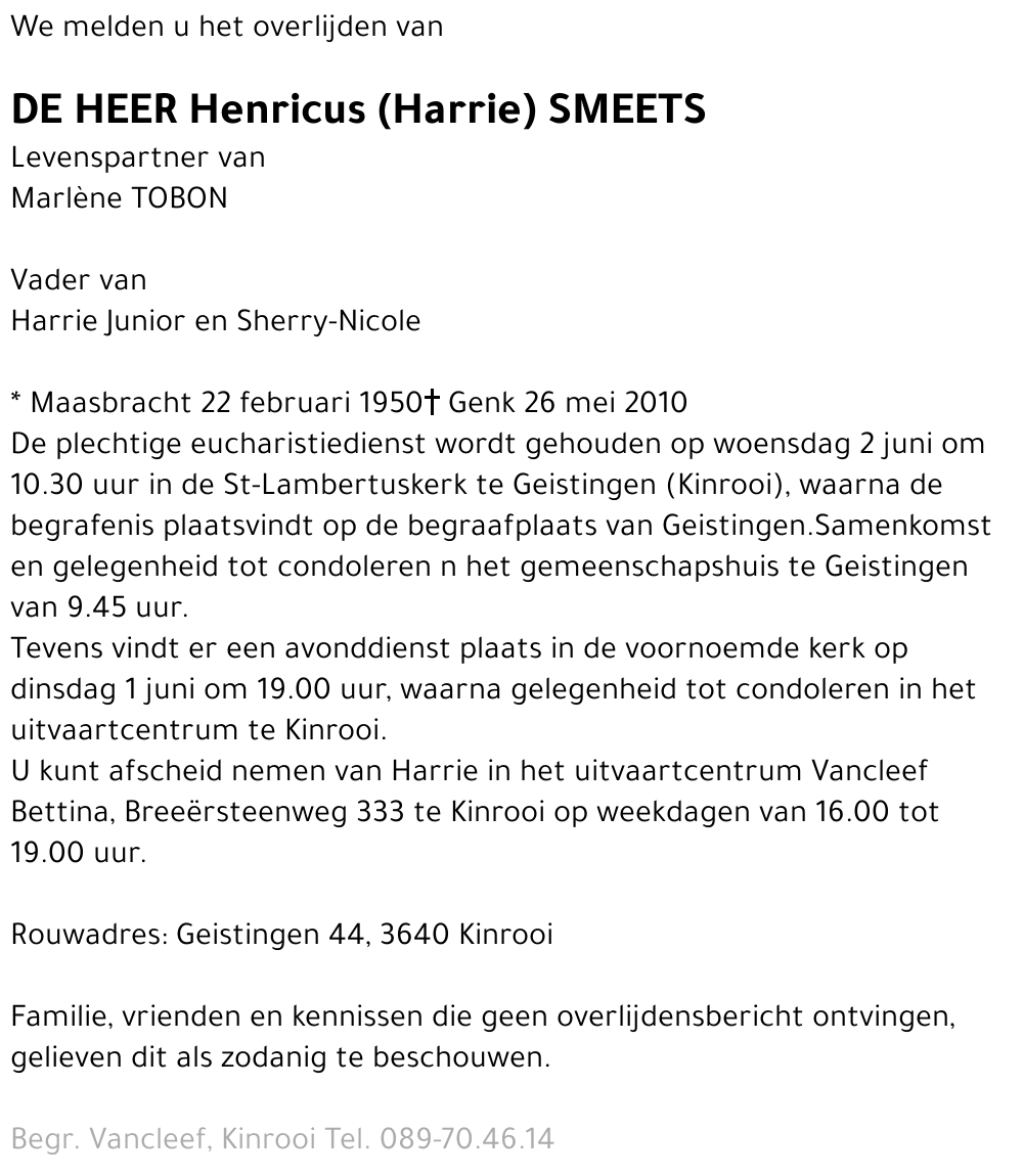 Henricus Smeets