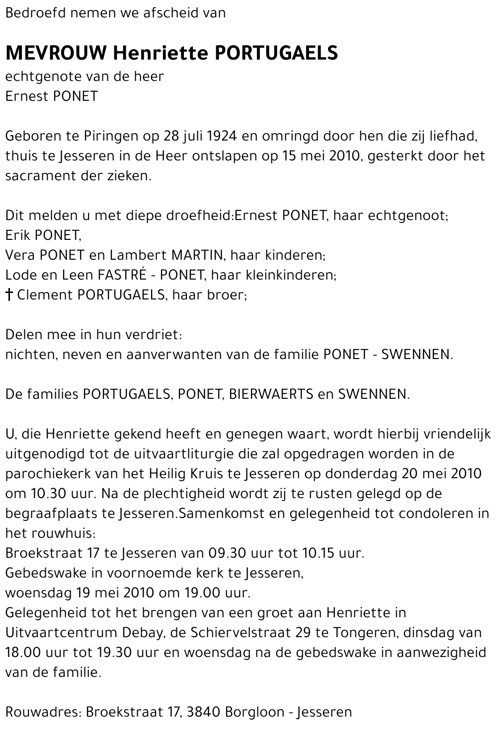 Henriette Portugaels