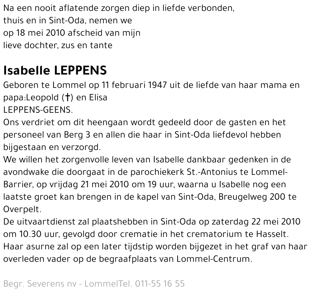 Isabelle Leppens