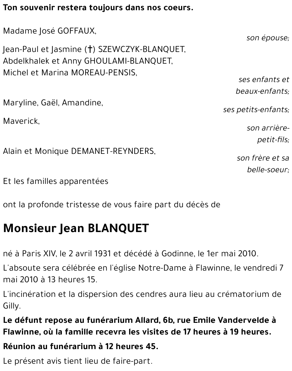 Jean BLANQUET