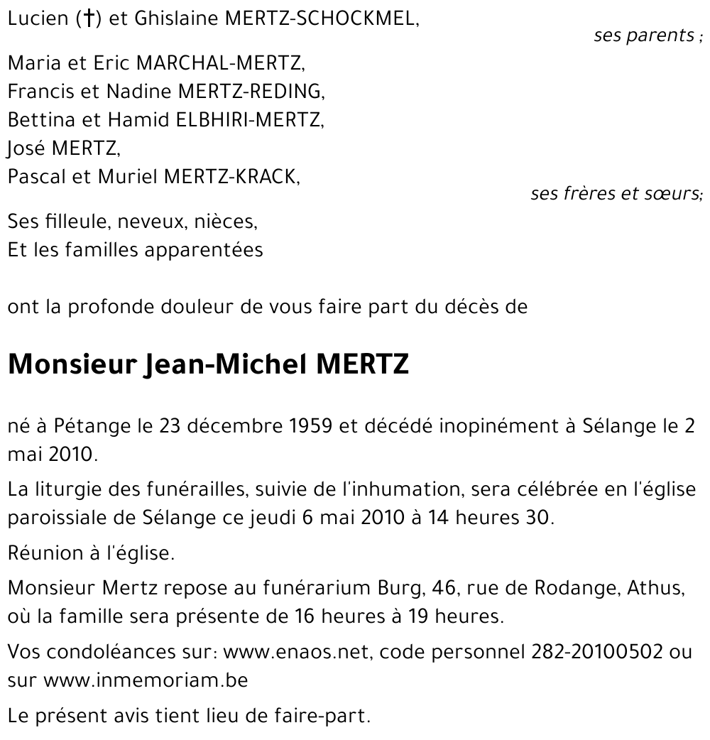 Jean-Michel MERTZ