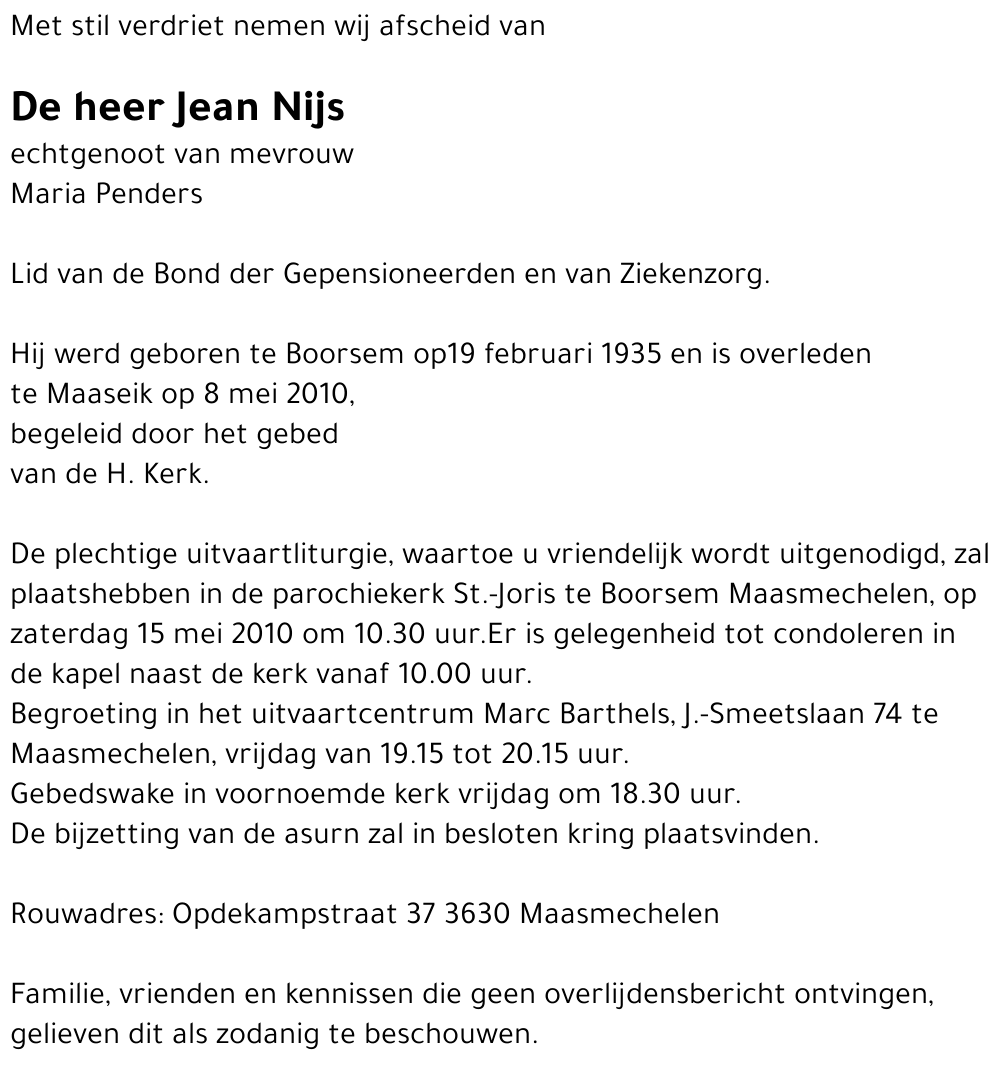 Jean Nijs