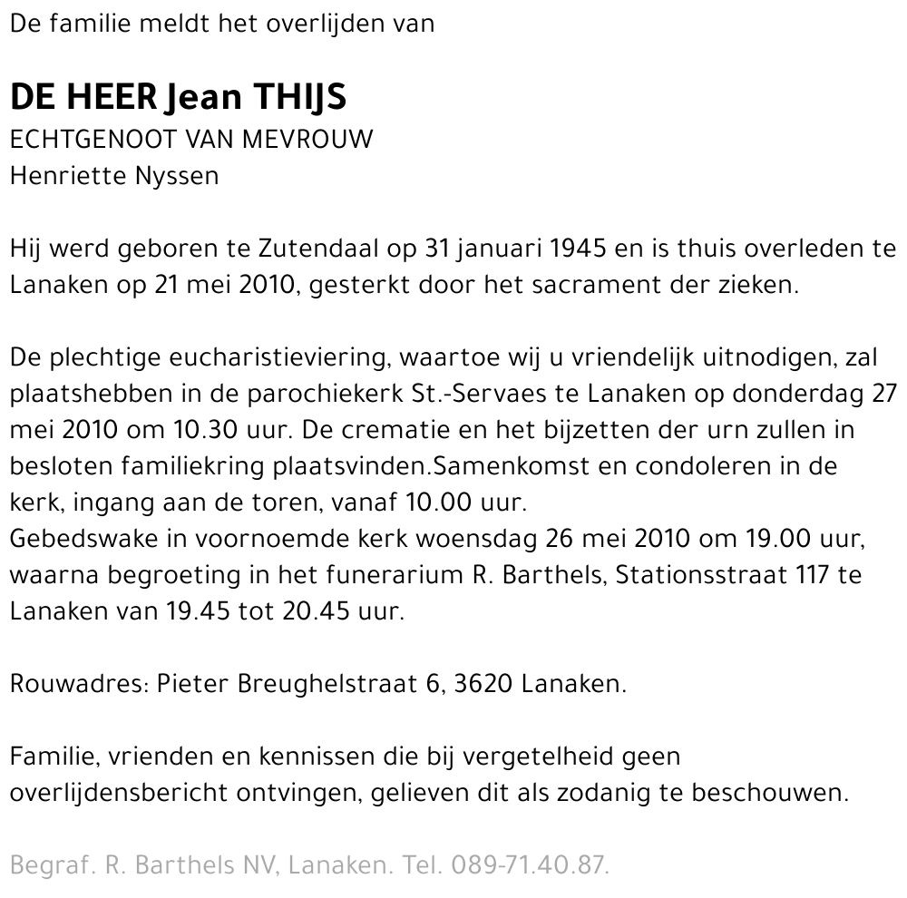 Jean Thijs