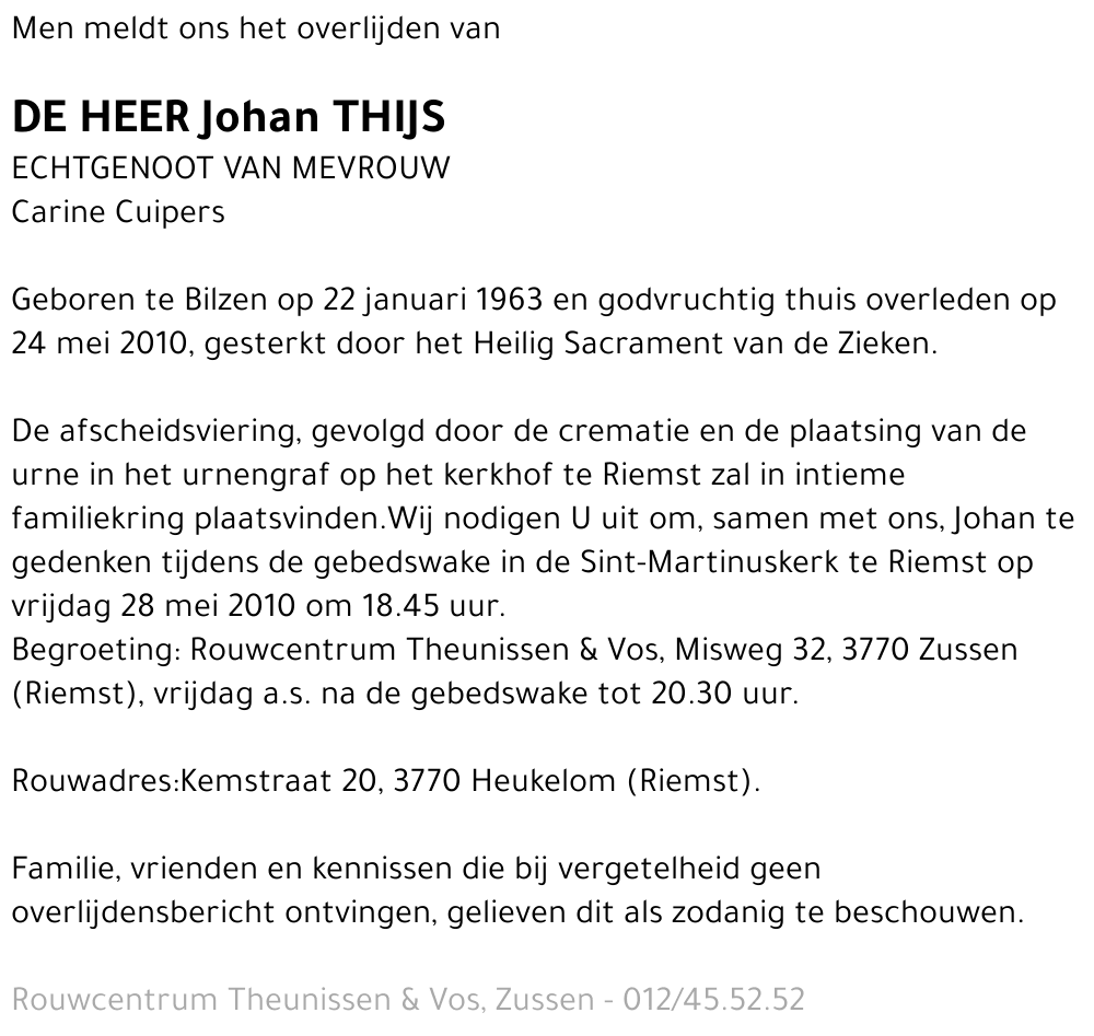 Johan Thijs