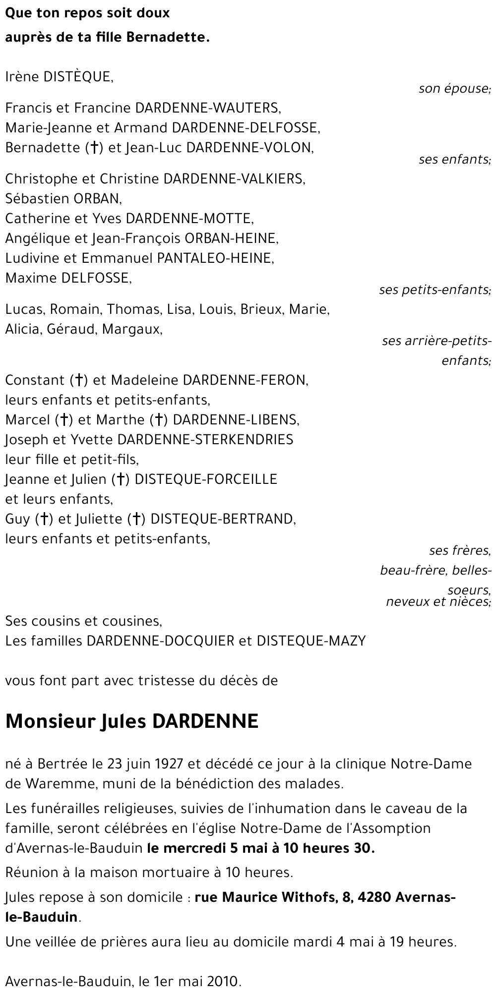 Jules DARDENNE