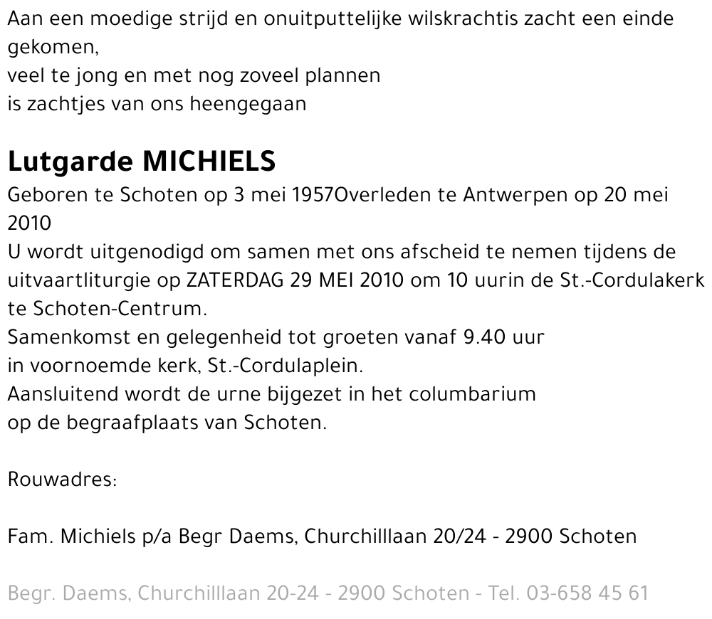 Lutgarde Michiels