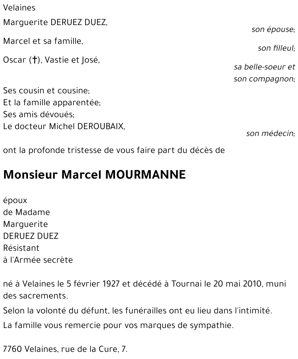 Marcel MOURMANNE