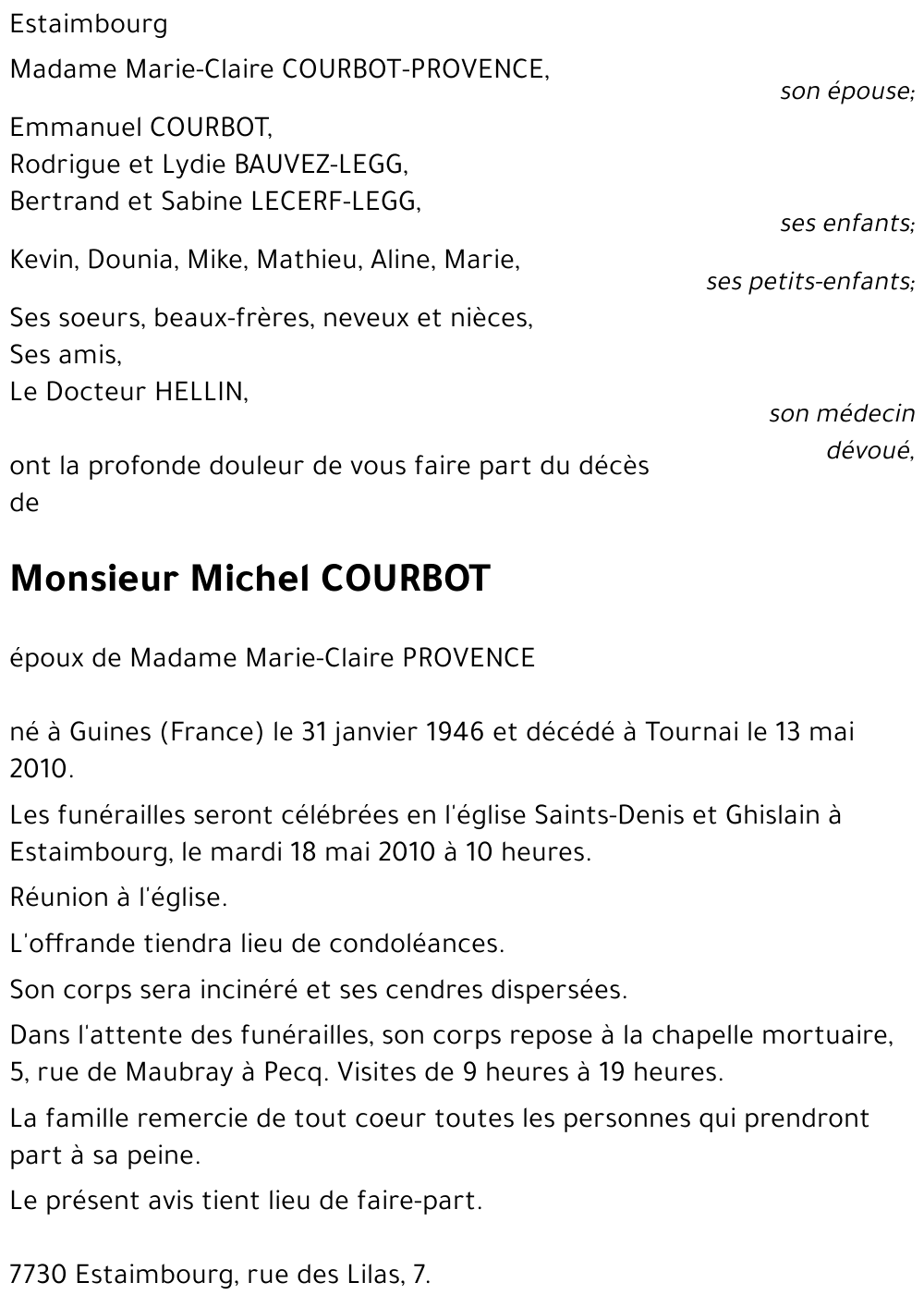 Michel COURBOT