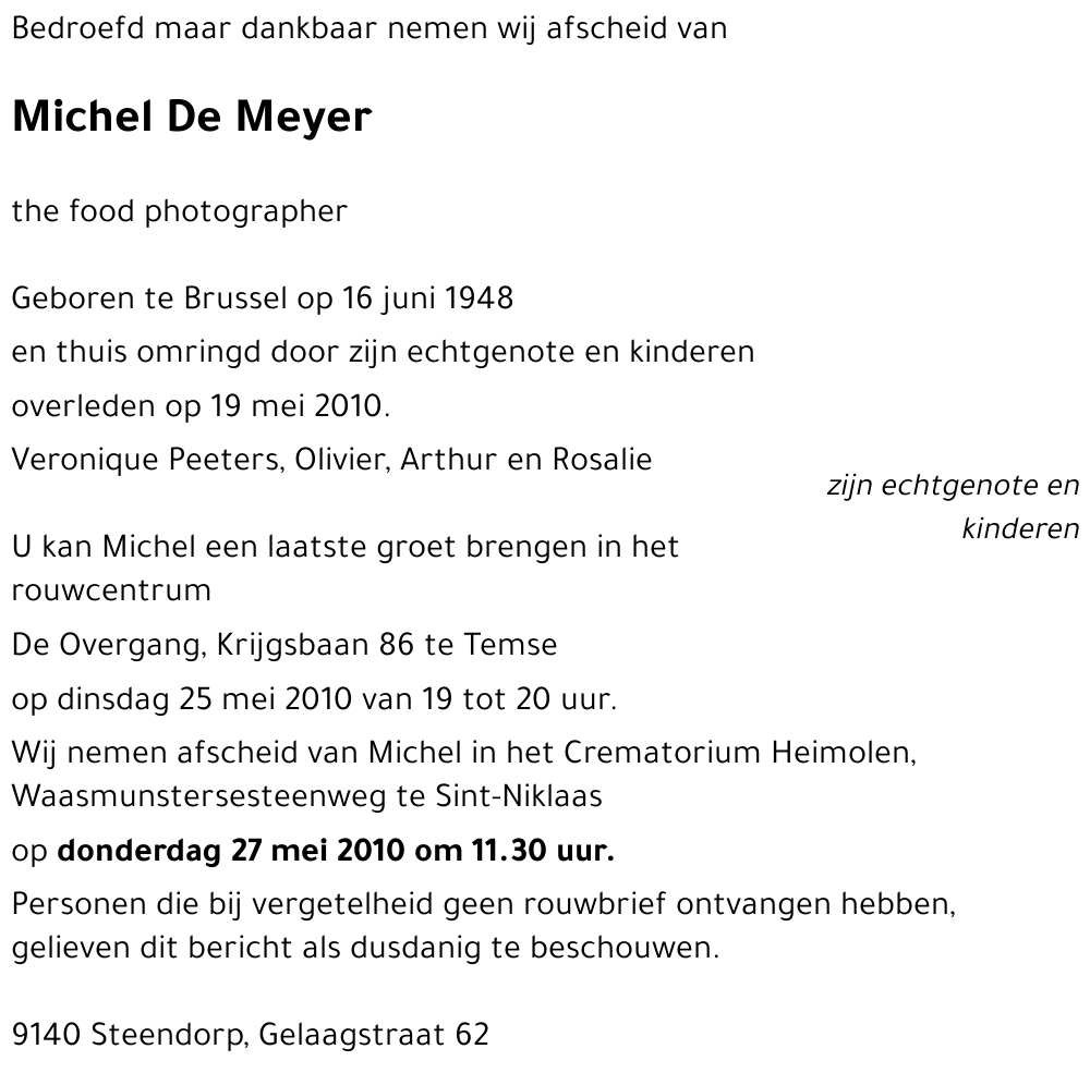 Michel DE MEYER