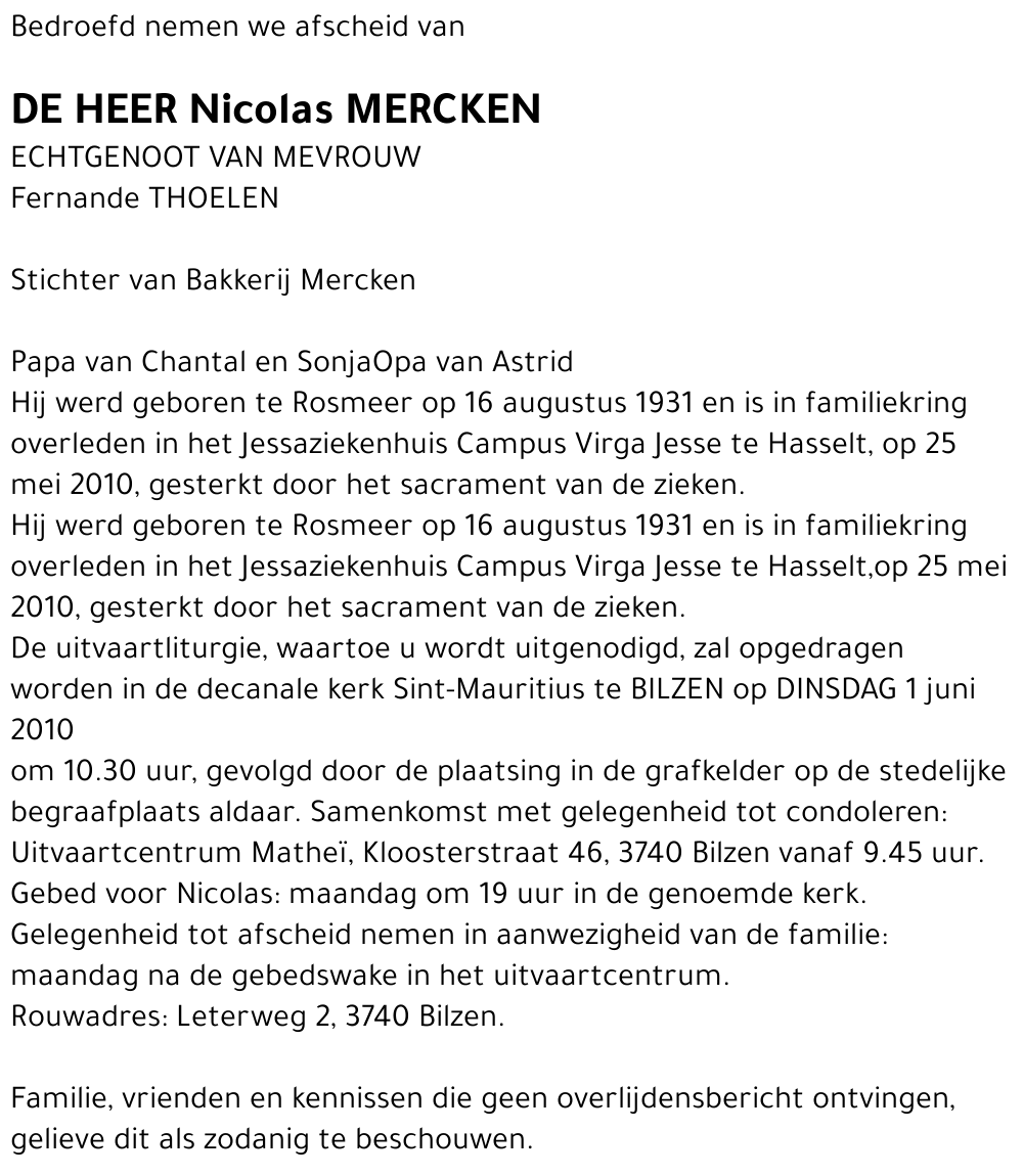 Nicolas MERCKEN