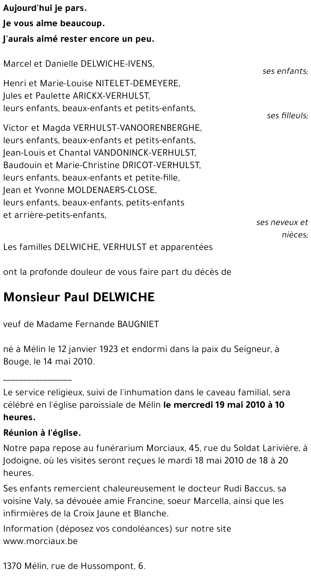 Paul DELWICHE