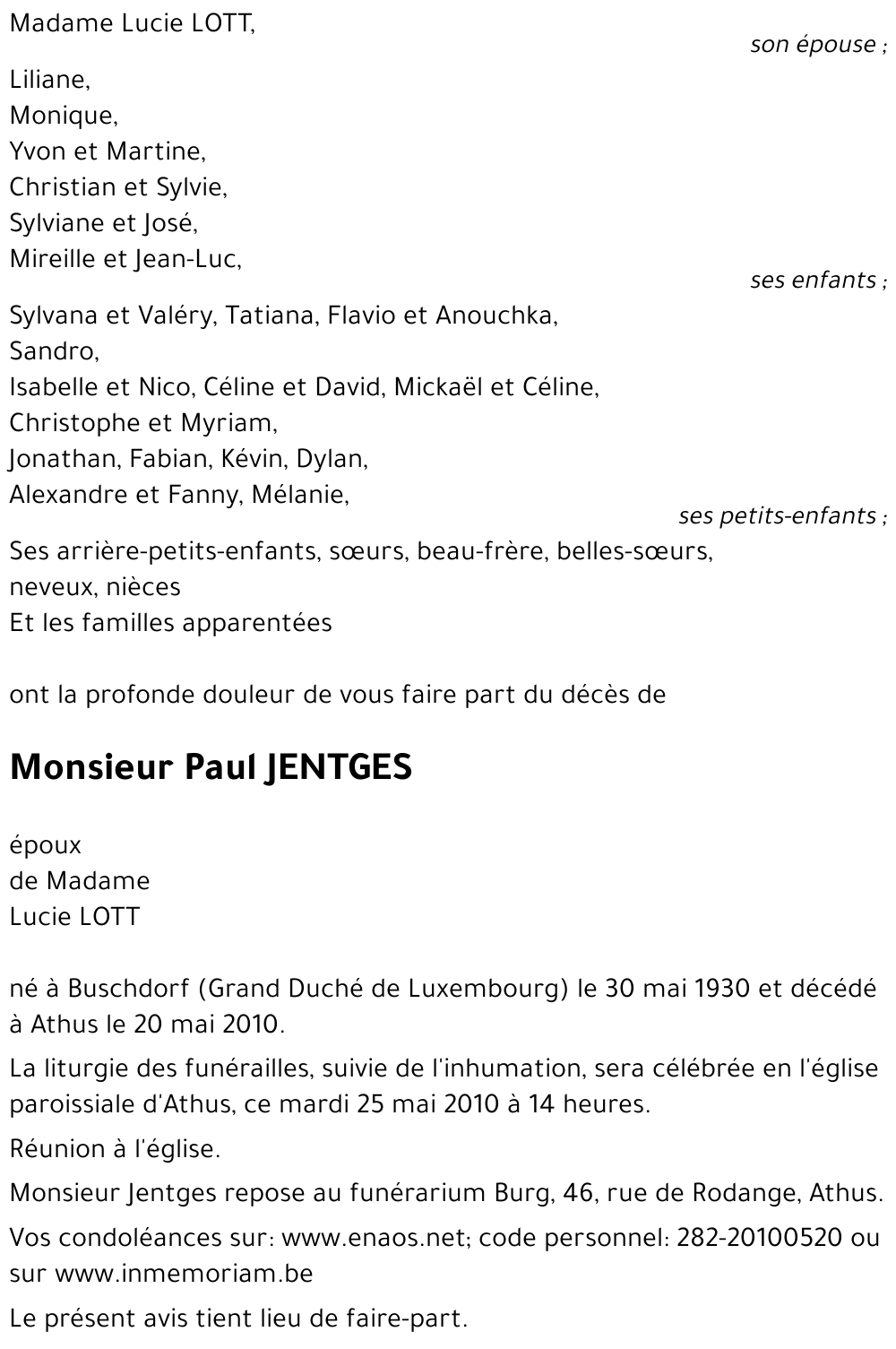 Paul JENTGES