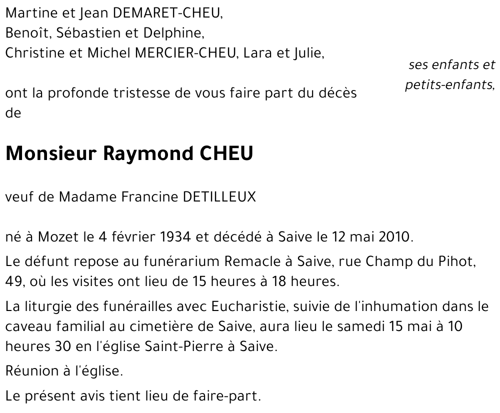Raymond CHEU