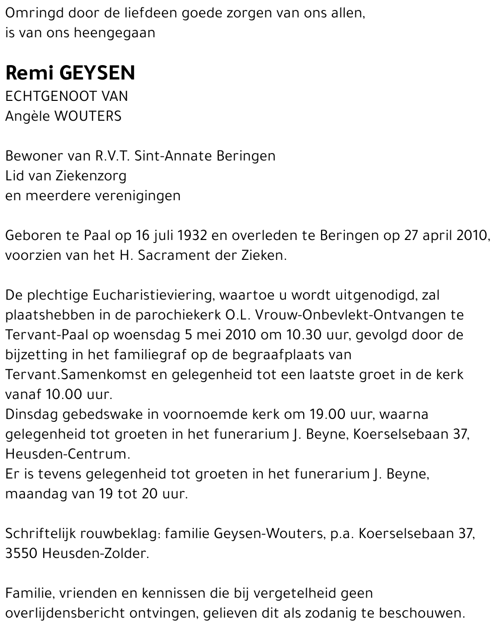 Remi Geysen