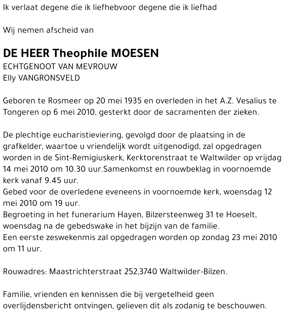 Theophile Moesen