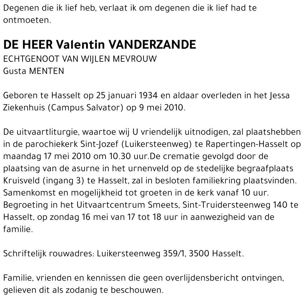 Valentin Vanderzande