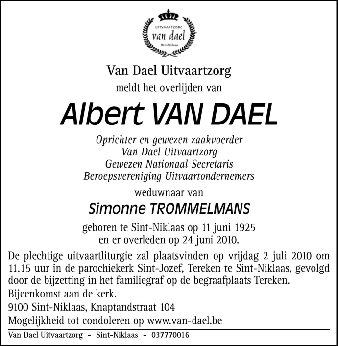 Albert Van Dael