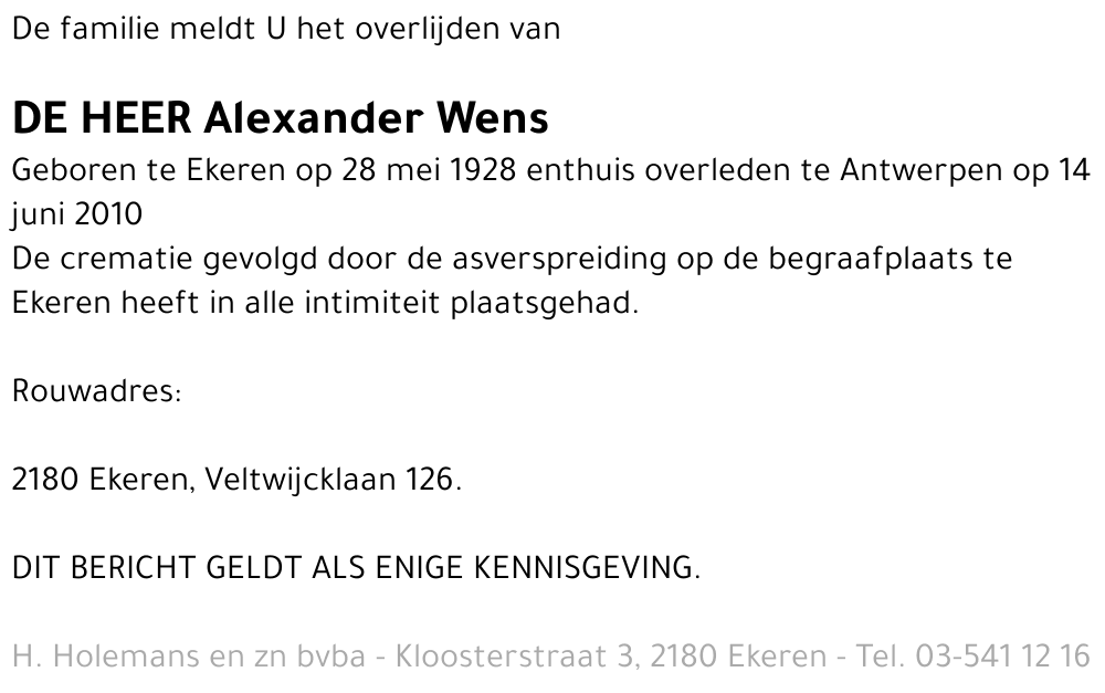 Alexander Wens