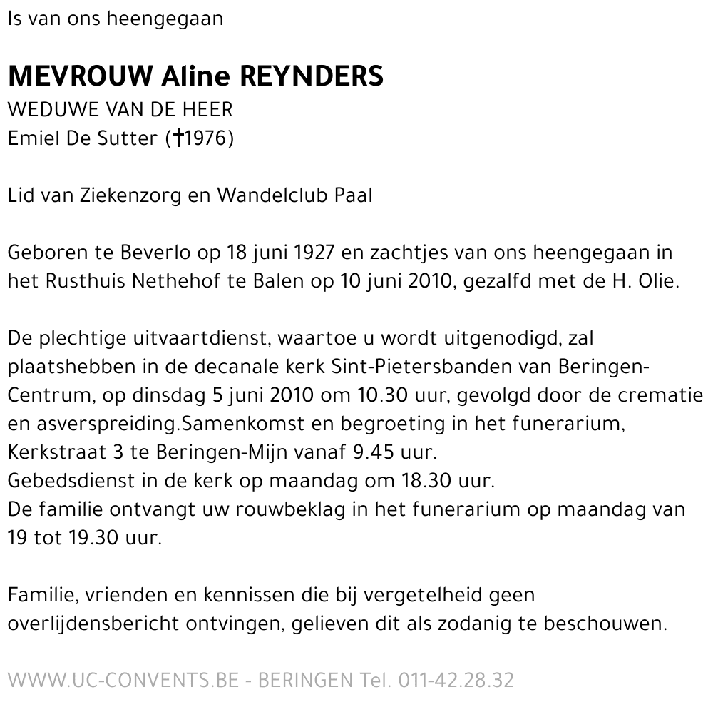 Aline Reynders