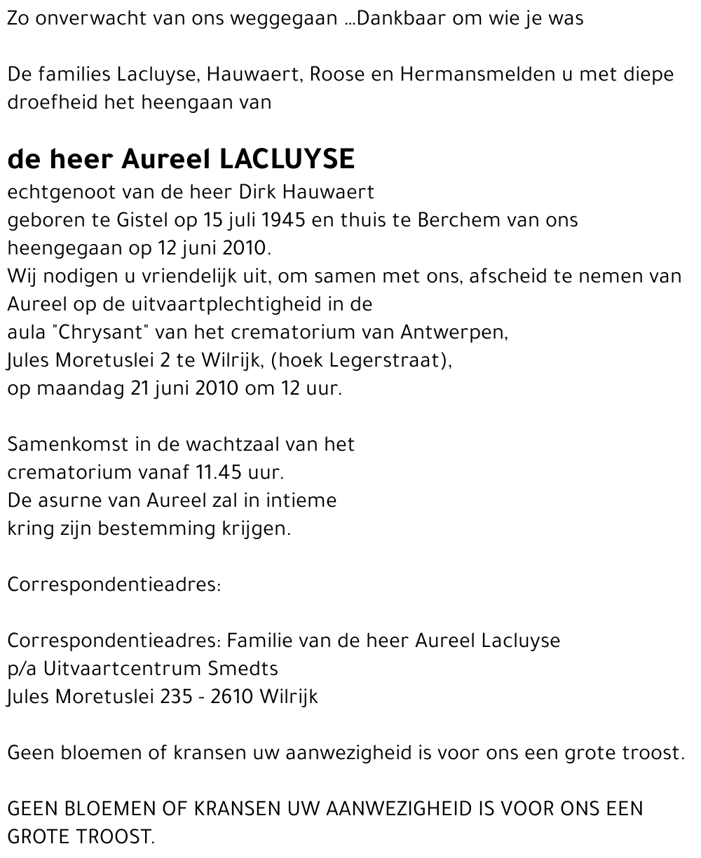 Aureel Lacluyse