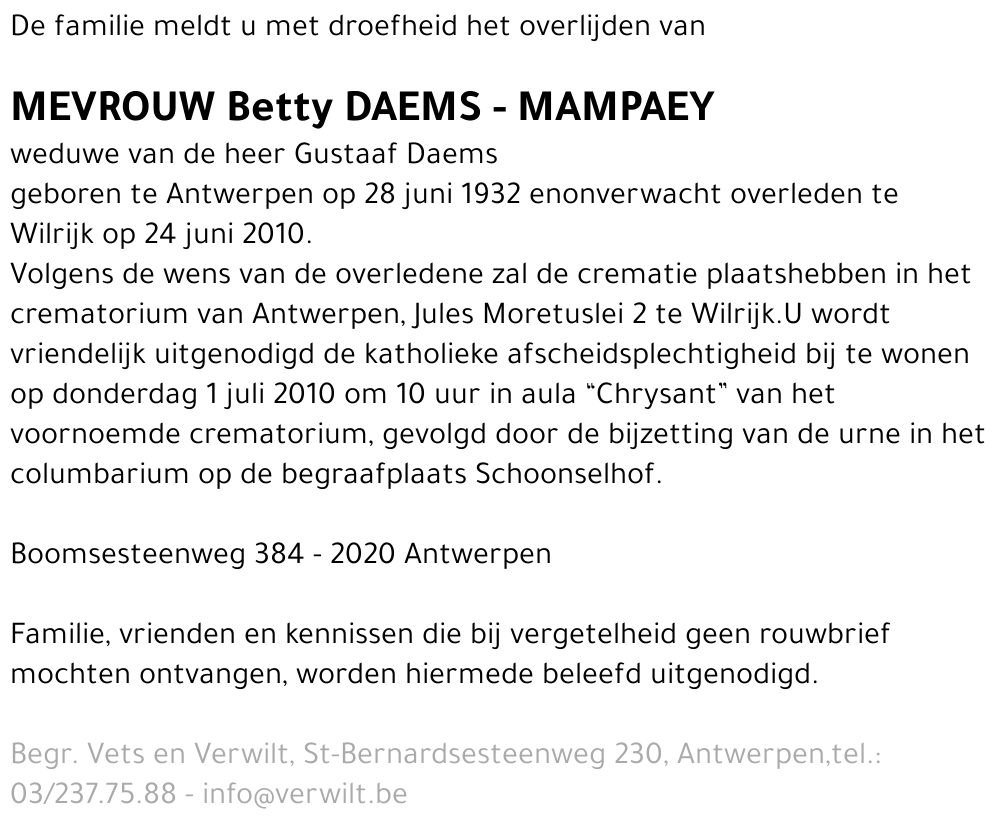 Betty Mampaey