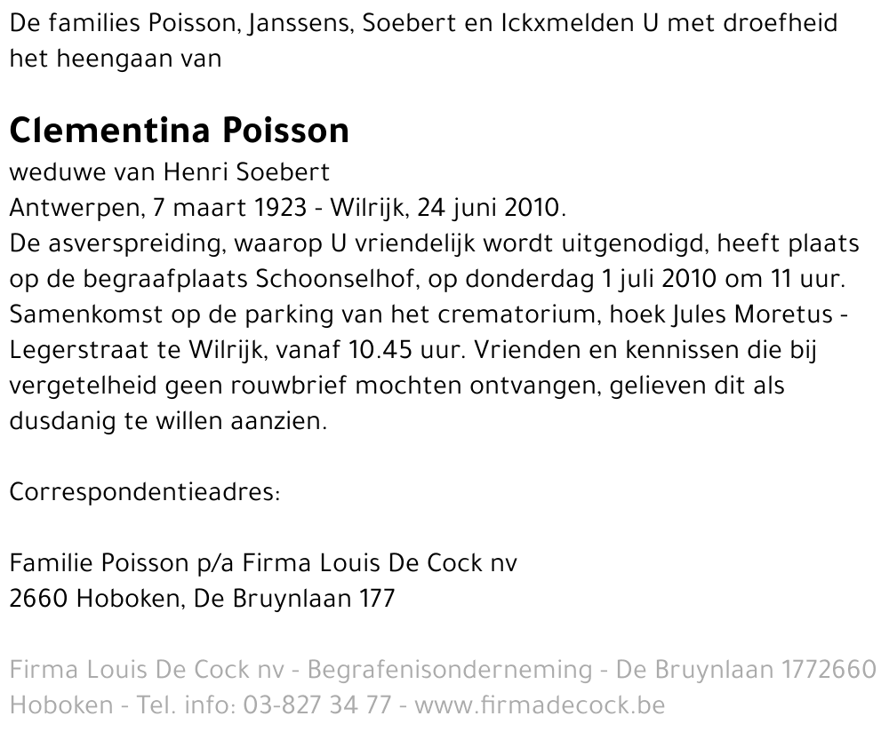 Clementina Poisson