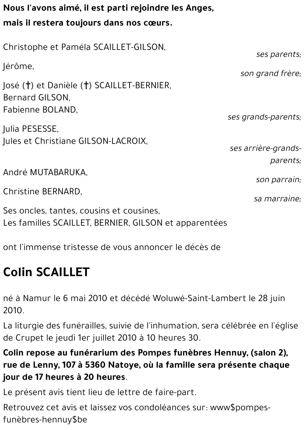 Colin SCAILLET