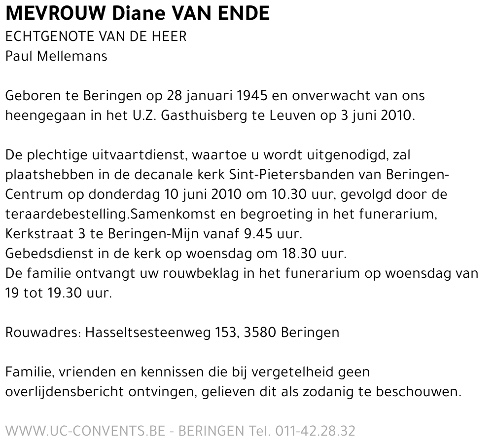 Diane Van Ende