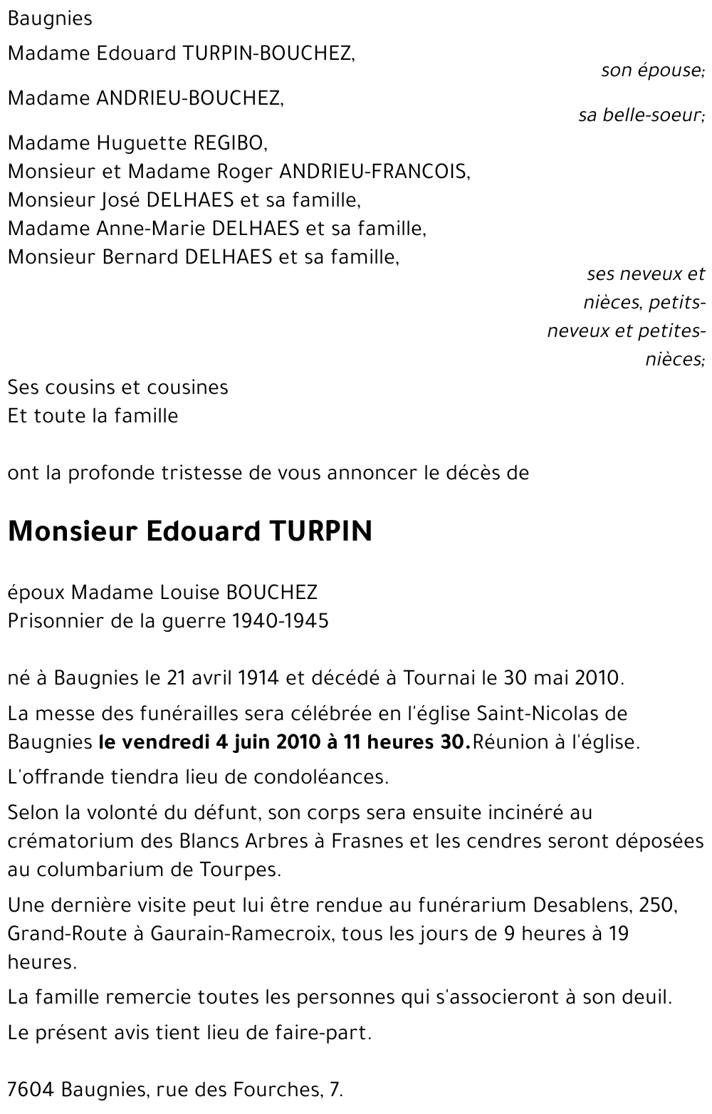 Edouard TURPIN