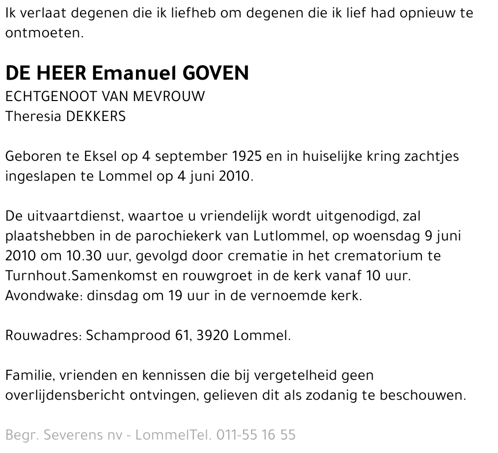 Emanuel Goven