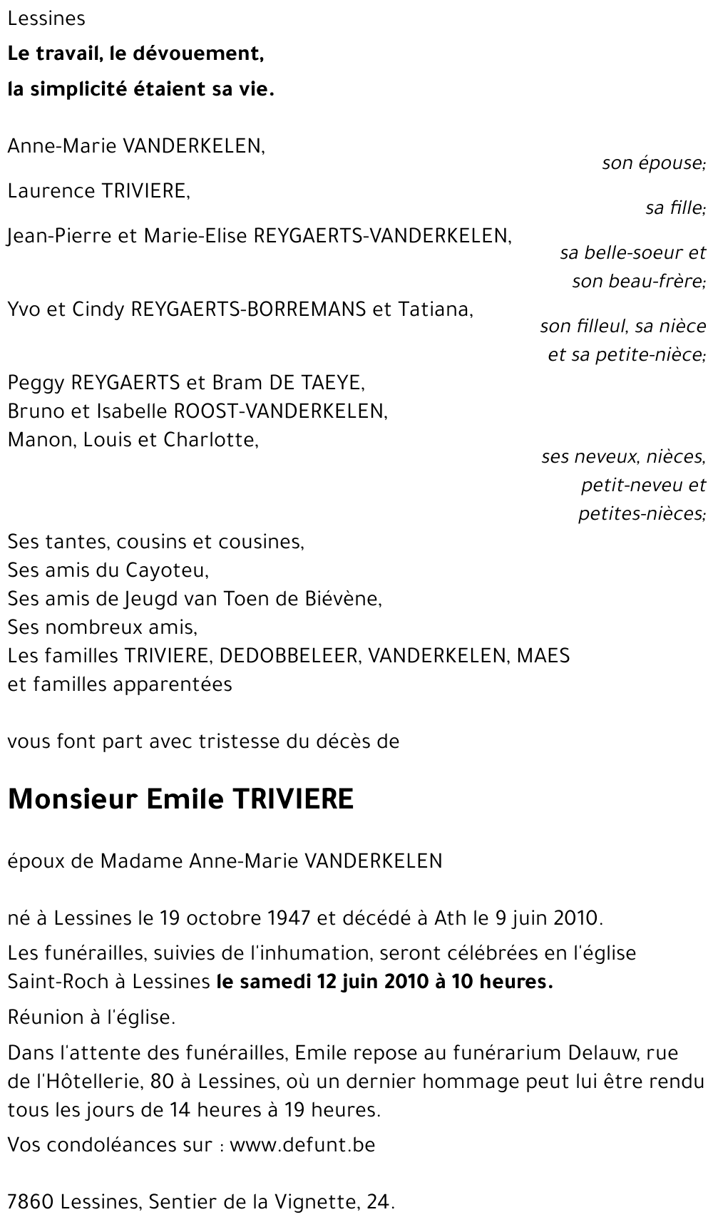 Emile TRIVIERE