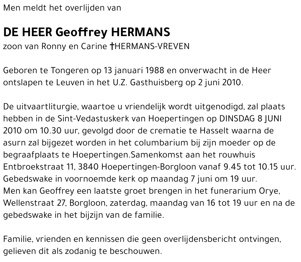 Geoffrey Hermans