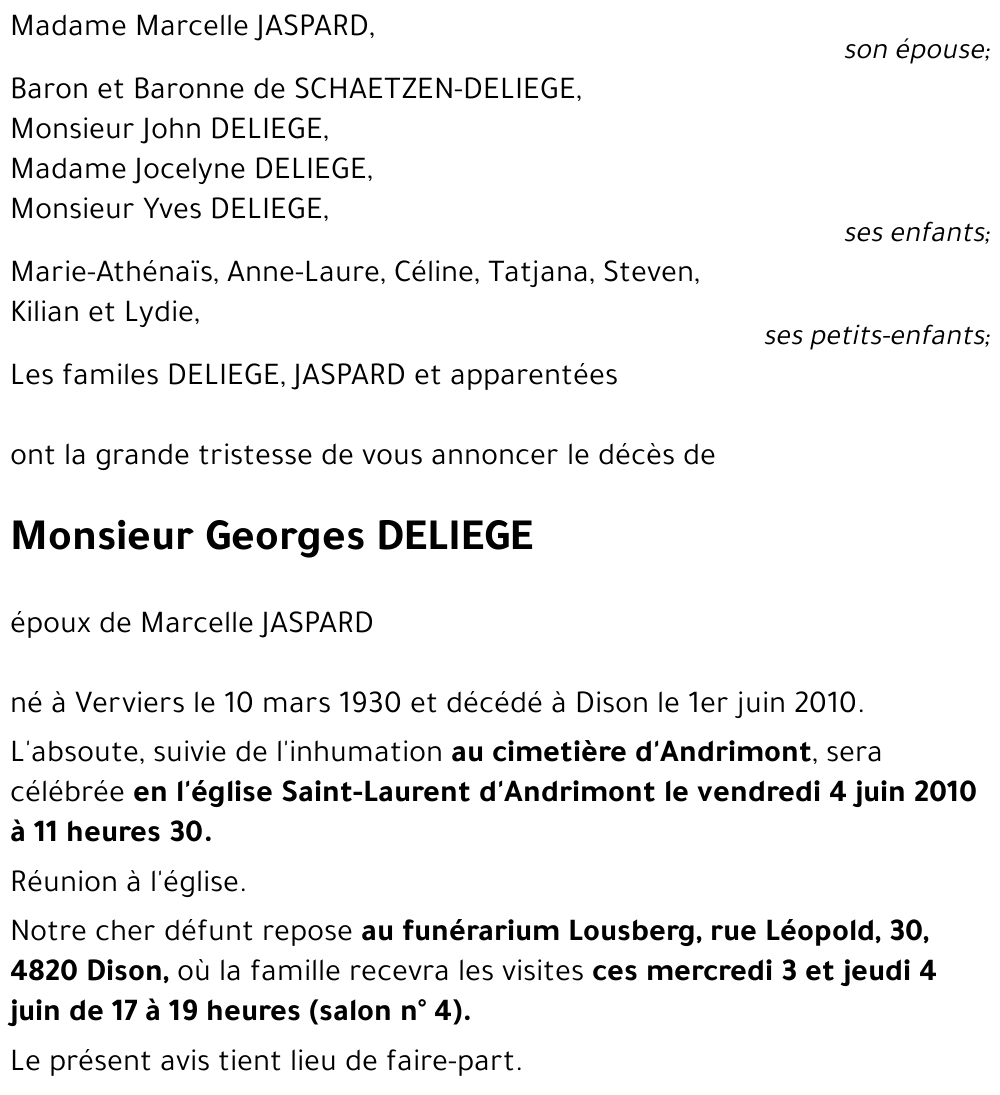 Georges DELIéGE