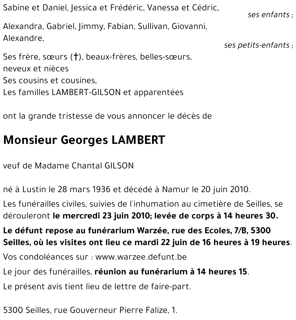 Georges LAMBERT