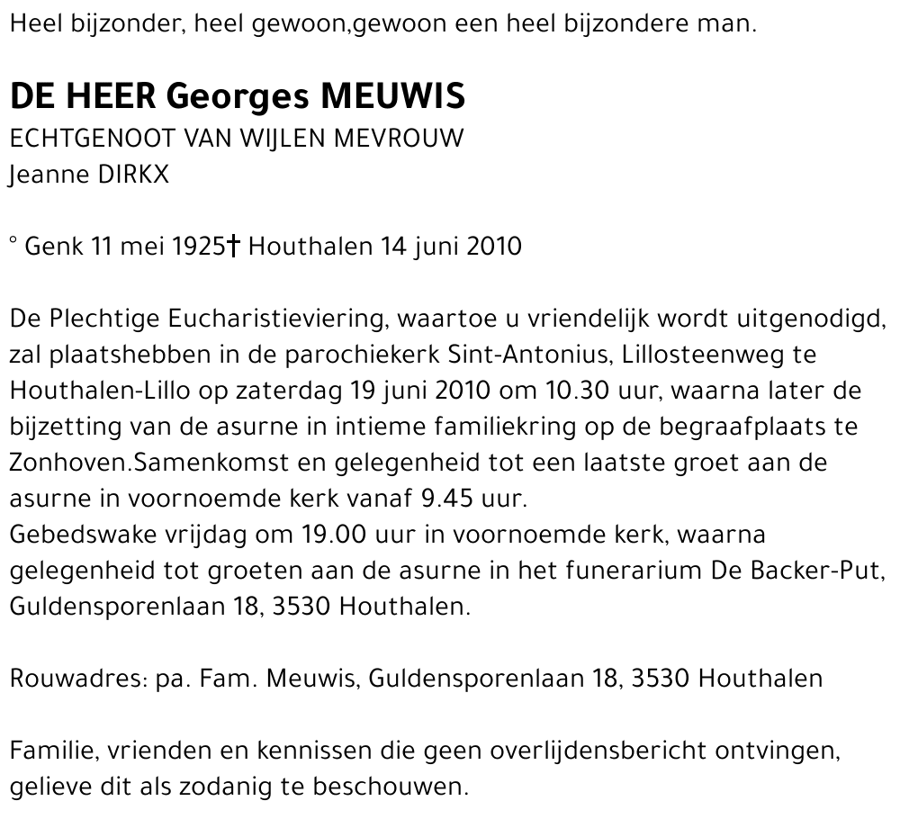Georges MEUWIS