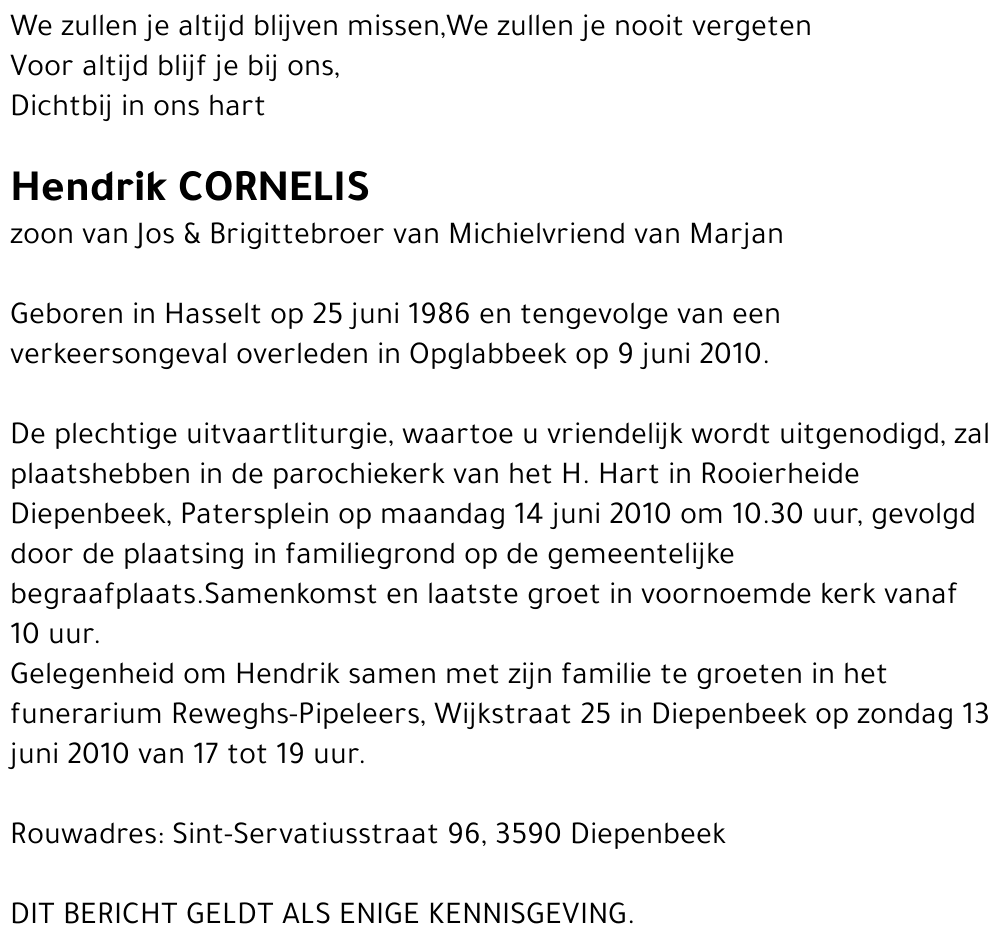 Hendrik Cornelis