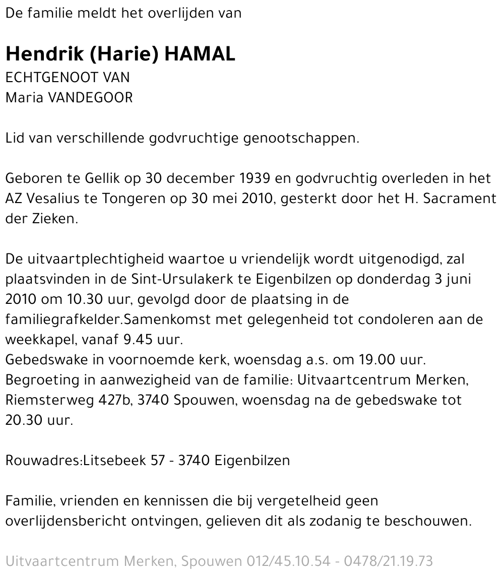 Hendrik Hamal